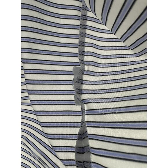 Bundle Lot of 2 Footjoy Men's Golf Polo Shirts Size Large Pinstripe Blue White - Picture 15 of 16